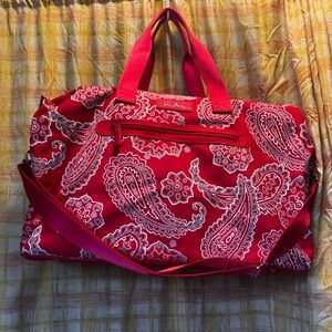 Red Paisley Women's Bag